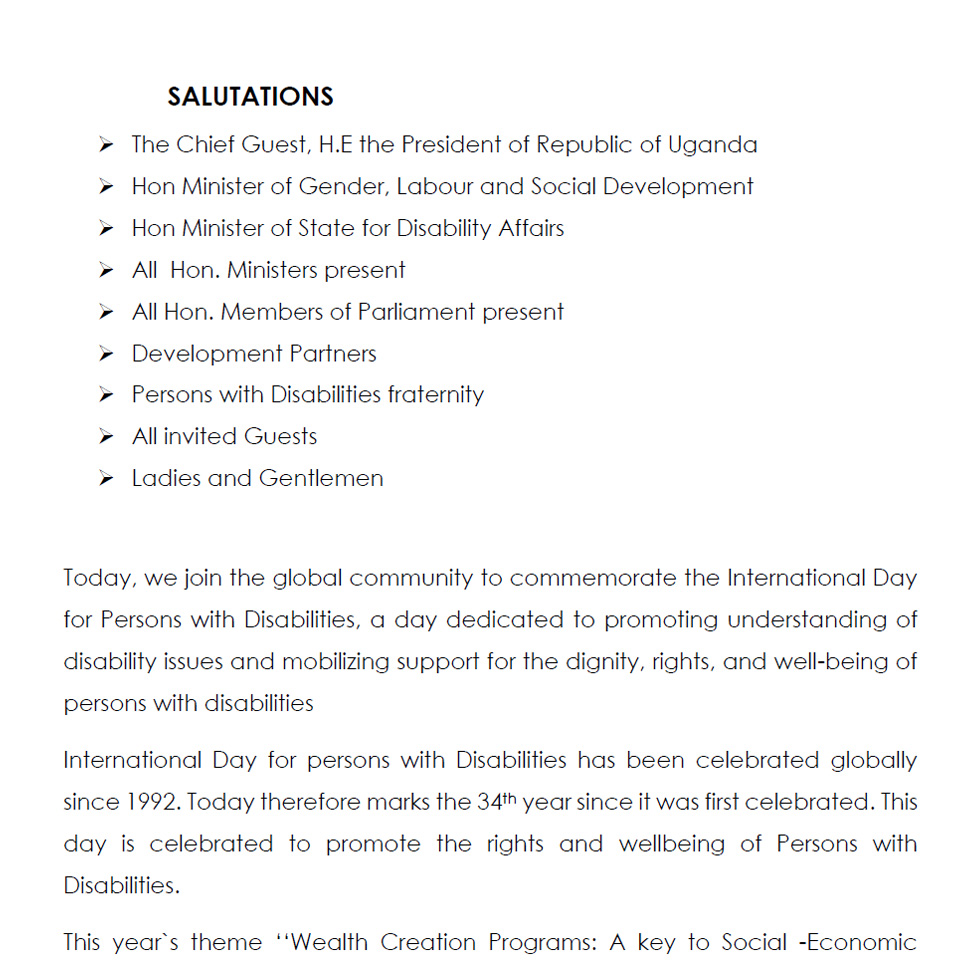 Chairperson Speech IDPDS 2025